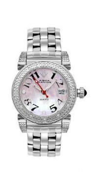 NEW! Aqua Master Ladies' Round 16-Diamond Watch