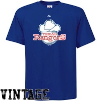 Texas Rangers Cooperstown Throwback Official Logo T-Shirt