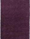 Surya AROS-15 Aros Hand Woven Plush Round Area Rug, 10-Feet, Purple