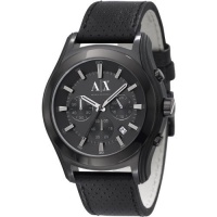 Armani Exchange Perforated Black Dial Men's watch #AX2073