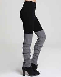 Rock HUE's ribbed legwarmers with super skinny jeans and flat boots for a modern twist on '80s style.