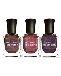 Sugar Plum Fantasy Sweet Shimmer Holiday Nail Lacquer Trio, Limited EditionIndulge in holiday bliss with three new nail shades by Deborah Lippmann, sold exclusively at Bloomingdale's. The trio offers stunning, sugary-sweet holiday hues that have the perfect amount of shimmer for a chic, festive look. Adorn your nails with these glimmering delights-perfect for any holiday party.