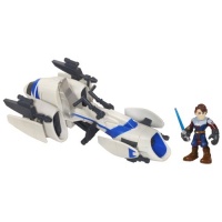 Star Wars Jedi Force Playskool Heroes Barc Speeder Bike with Anakin Skywalker Set