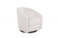 babyletto Madison Swivel Glider, Ecru