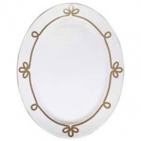 Haviland Brandebourg Gold Oval Platter