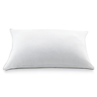 Covered in a plush 400-thread count weave, this pillow is designed for a great night's sleep. Made from materials that can be easily cleaned, this plush companion is a dream come true.