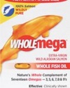 New Chapter Wholemega Whole Fish Oil -- 1000 mg - 180 Softgels