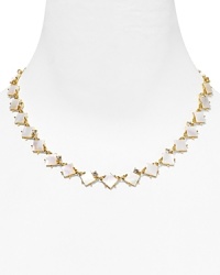 Add a just-right dash of classic cool with this Mother-of-Pearl bib necklace from kate spade new york. Its single strand design perfects understated accessorizing.