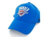 NBA adidas Oklahoma City Thunder Light Blue Basic Logo Structured Flex Hat (One Size)