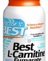 Doctor's Best Best L-Carnitine Fumarate Featuring Sigma Tau Carnitine (855 Mg) Vegetable Capsules, 180-Count