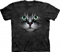 The Mountain Emerald Eyes Cat Face Adult Tee T-shirt