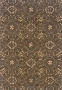 Oriental Weavers Sphinx Milano 2962F 5'3 x 7'6 Brown, Green Area Rug