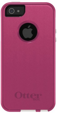 OtterBox Commuter Series Case for iPhone 5 - Retail Packaging - Hot Pink/ White