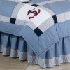 Come Sail Away Nautical Queen Kids Bed Skirt by Sweet Jojo Designs