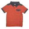 Sean John Boys 8-20 Stripe Polo (Large (14/16), Red)