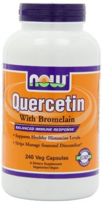 Now Foods Quercetin with Bromelain, Veg-Capsules, 240-Count