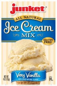 Junket Vanilla Ice Cream Mix, 4-Ounce (12 Pack)