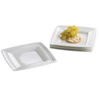 Lenox Tin Can S/4 Appetizer Plates, Square