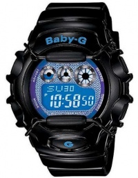 Casio Women's BG1006SA-1B Baby-G Shock Resistant Black and Blue Multi-Function Watch