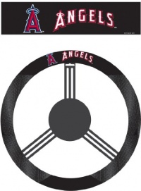 MLB Anaheim Angels Poly-Suede Steering Wheel Cover