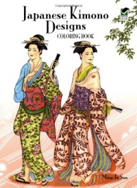 Japanese Kimono Designs Coloring Book (Dover Fashion Coloring Book)