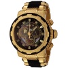 Invicta Men's 6662 Reserve Collection Chronograph 18k Gold-Plated and Black Watch