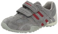 Geox Csnakeboy31 Sneaker (Toddler/Little Kid/Big Kid),Grey/Red,27 EU/10 M US Toddler