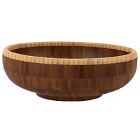 This Totally Bamboo 10 round bowl is smooth and durable. Bamboo is harder and more durable than maple, that does not dye or stain. They are made with exemplary craftsmanship & innovative designs.