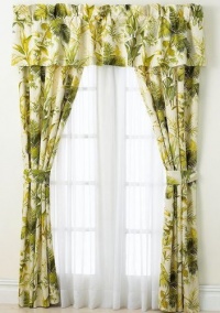 Tommy Bahama Island Botanical 86 x 15 Rod Pocket Valance