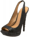 L.A.M.B. Women's Ethel Peep-Toe Sandal