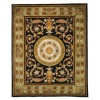 Classic Ivory/Green Rug Rug Size: 5' x 8'