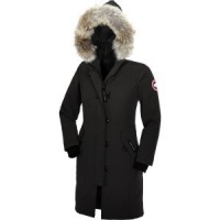 Canada Goose Girls' Kensington Parka (Black, Medium)