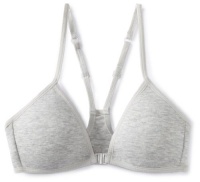 Maidenform Girls 7-16 Molded Racerback Bra, Heather Grey, 32A