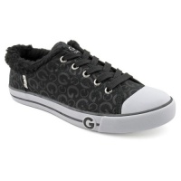 G By Guess Oona Womens Size 8.5 Black Textile Athletic Sneakers Shoes