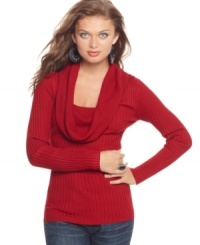 A cold-weather staple, this It's Our Time sweater is the perfect basic for a warm winter look!