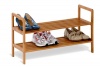 Honey-Can-Do SHO-01600 Bamboo 2-Tier Shoe Shelf