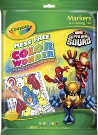 Crayola Color Wonder Superhero Squad Coloring Pad Markers