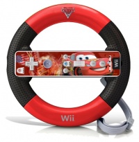 Wii Cars 2 Racing Wheel - Lightning McQueen