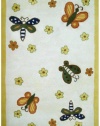 Playful Flutter Kids Rug Size: 5' x 8'