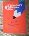 Vocabulary Workshop: Level G