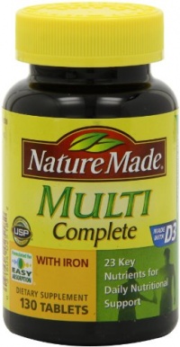 Nature Made Multi Complete with Iron 130 Tablets