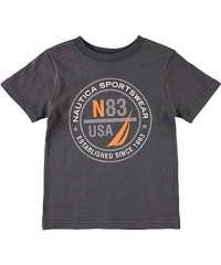 Nautica Sportswear Seal T-Shirt (Sizes 4 - 7X) - carbon, 7