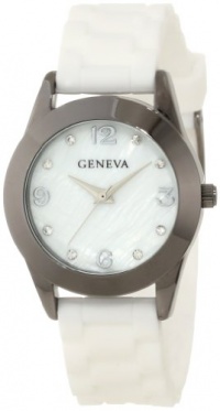 Geneva Moderate Women's AMZ10 Mother-Of-Pearl Stone Detail Dial Analog Watch