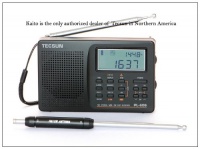 Tecsun PL-606 Digital PLL Portable AM/FM Shortwave Radio with DSP, Black