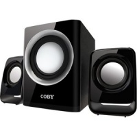 Coby CSMP67 50W Multimedia Speaker System, Black