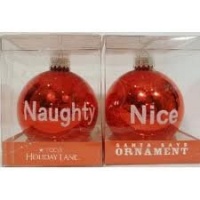 Macy's Holiday Lane Pink Glass Christmas ball ornament with Princess in silver glitter - 3 1/8 diameter