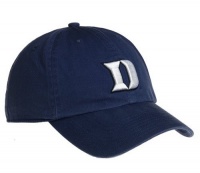 NCAA Duke University Franchise Fitted Hat, Navy Blue