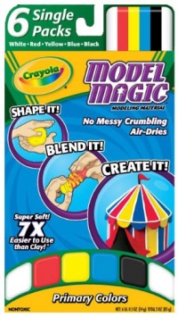 Crayola Model Magic Single Packs Primary Colors