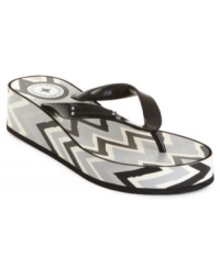 BCBGeneration Fallons demi wedge jelly sandals are big and bold. Pair them with your favorite summer outfit for a fun look.