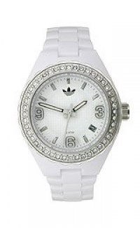 adidas originals Watches Cambridge Mini (White with Diamonds)